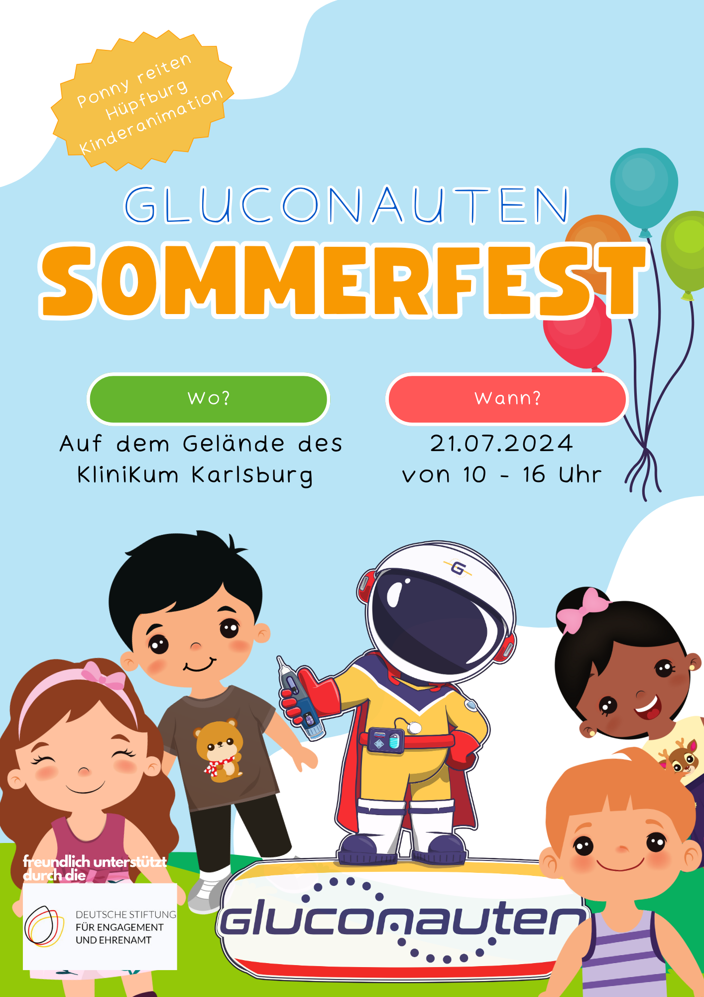 Gluconauten-Förderverein für Kinder und Jugendliche mit Diabetes Karlsburg e.V